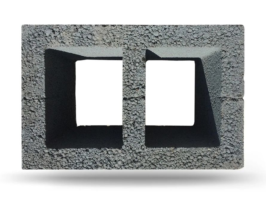 Pustak kominowy wentylacyjny  W2. KERAMZYTOWE