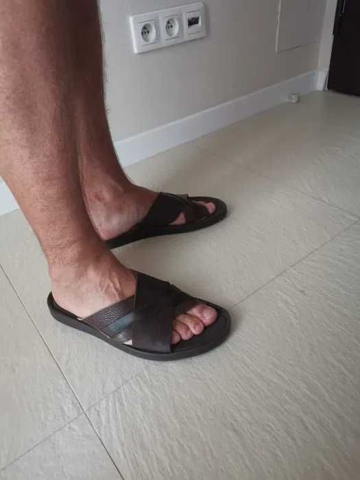 Klapki Kazar 42 męskie skóra