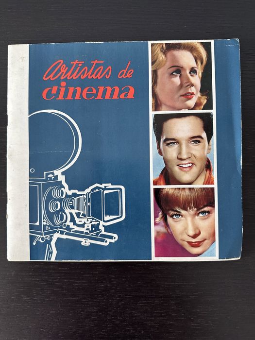 Caderneta de Cromos “Artistas de cinema”  - completa