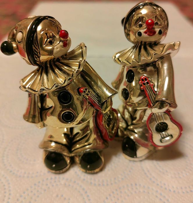 Pulcinella Klaun Srebro