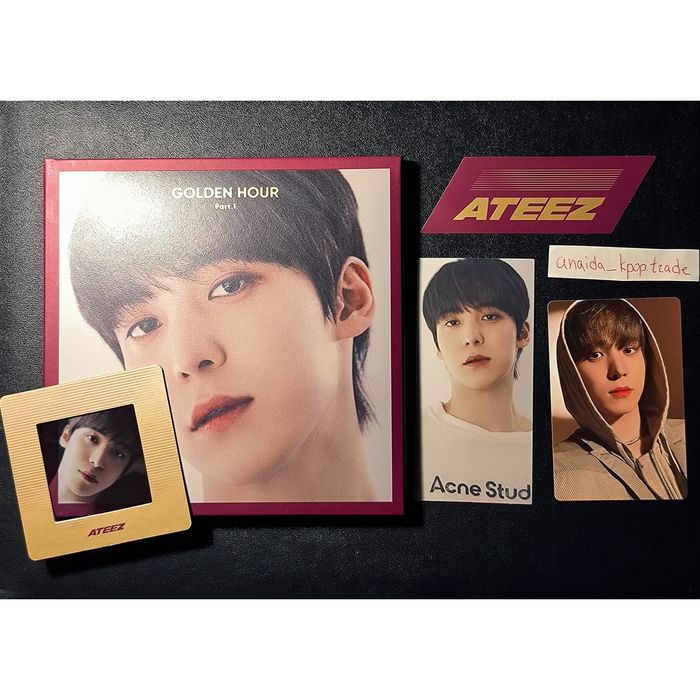Альбоми к-поп TEN та Ateez golden hour з Юнхо