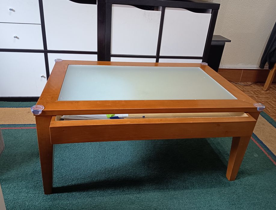 Mesa apoio sala com gaveta