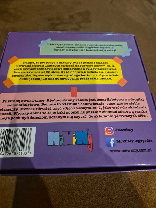 Puzzle  mówimy .