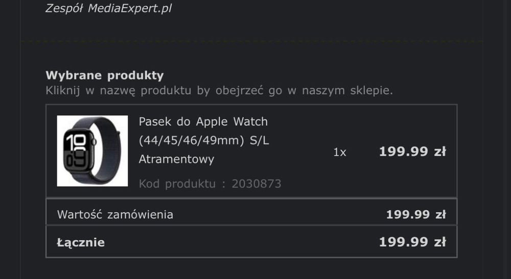 Opaska apple watch