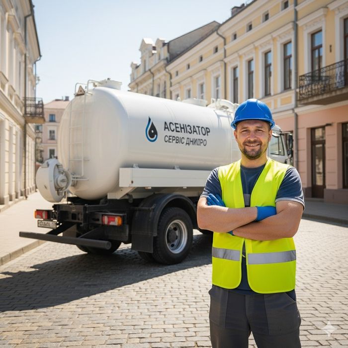 Асенізатор викачка зливних ям туалетів недорого