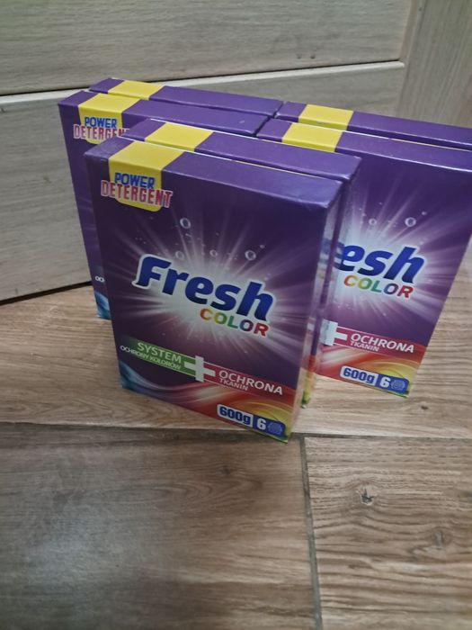 Proszek do prania fresh color 6x600g