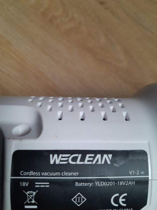 Odkurzacz weclean v1-2 uszkodzony