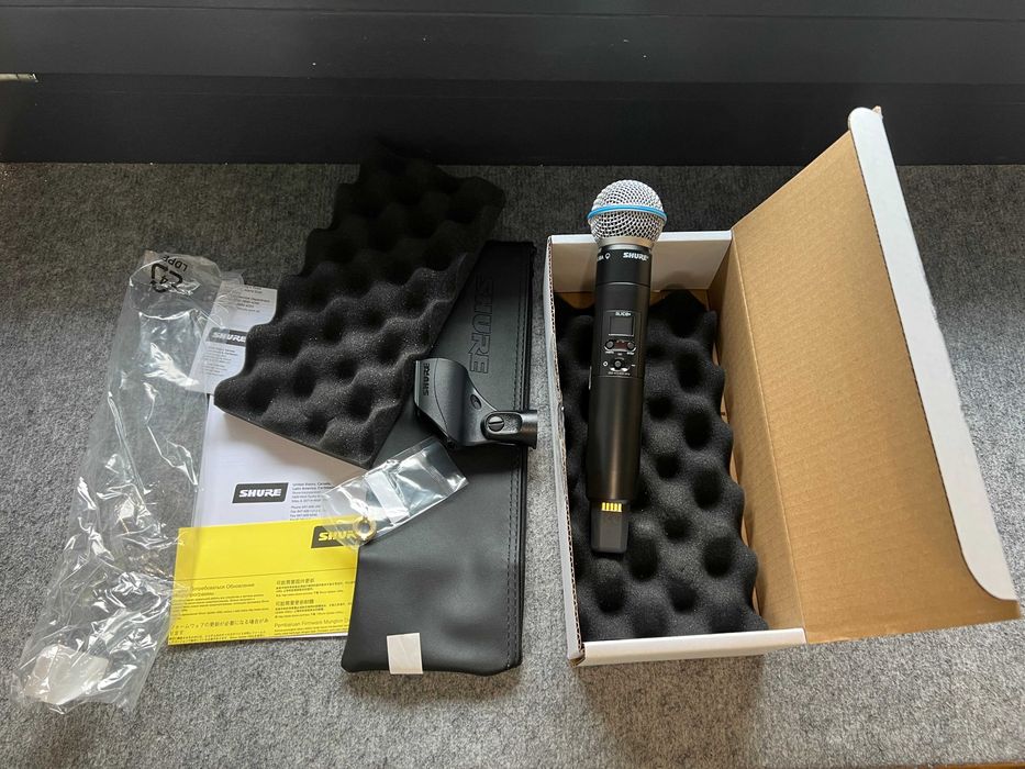 Nadajnik Shure SLXD2+/B58-G65 Beta 58A – mikrofon bezprzewodowy SLX-D+