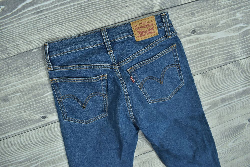 Levis Wedgie Skinny Spodnie Damskie Jeansy W27