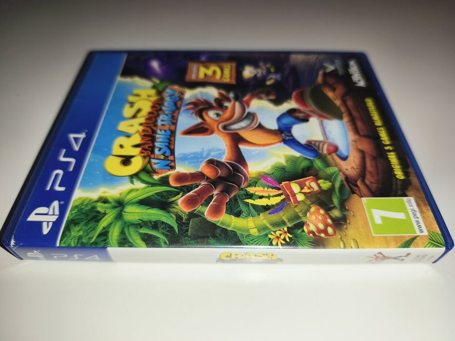 Gra Ps4 Crash Bandicoot gry PlayStation 4 Lego Sonic Smerfy WRC Mafia