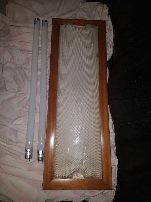 Armação com lâmpadas led