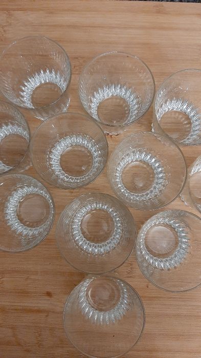 Conjunto de 11 copos de vidro