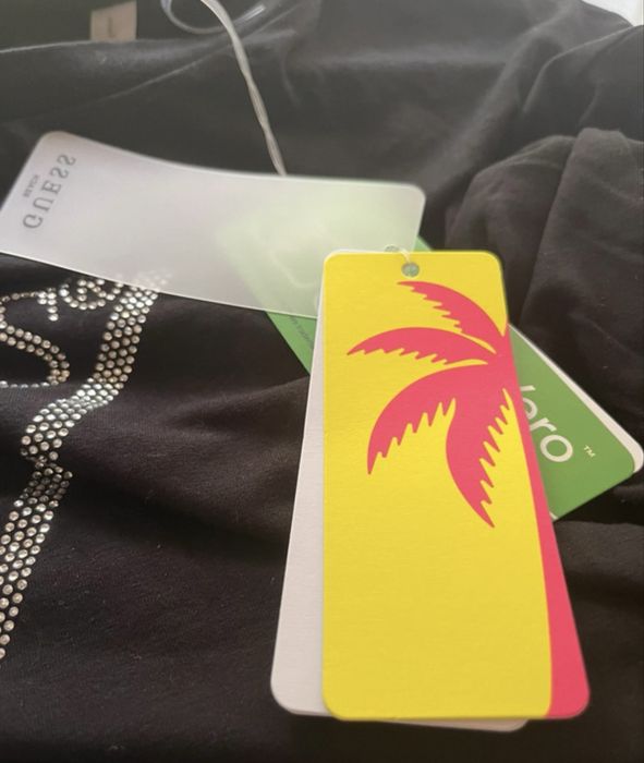Tshirt Guess L preta com cordão de lado ( dá a xl e xxl )