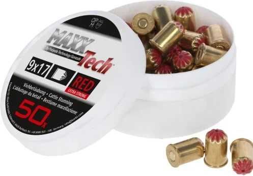 Naboje do aparatu ubojowego BLITZ czerwone 50szt. 9x17