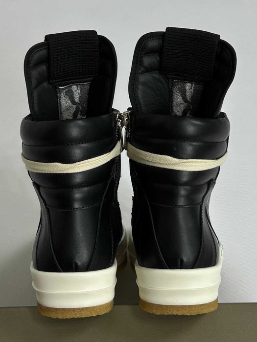 Rick Owens Geobasket Ramones jumbo laces чорні кеди opium archive