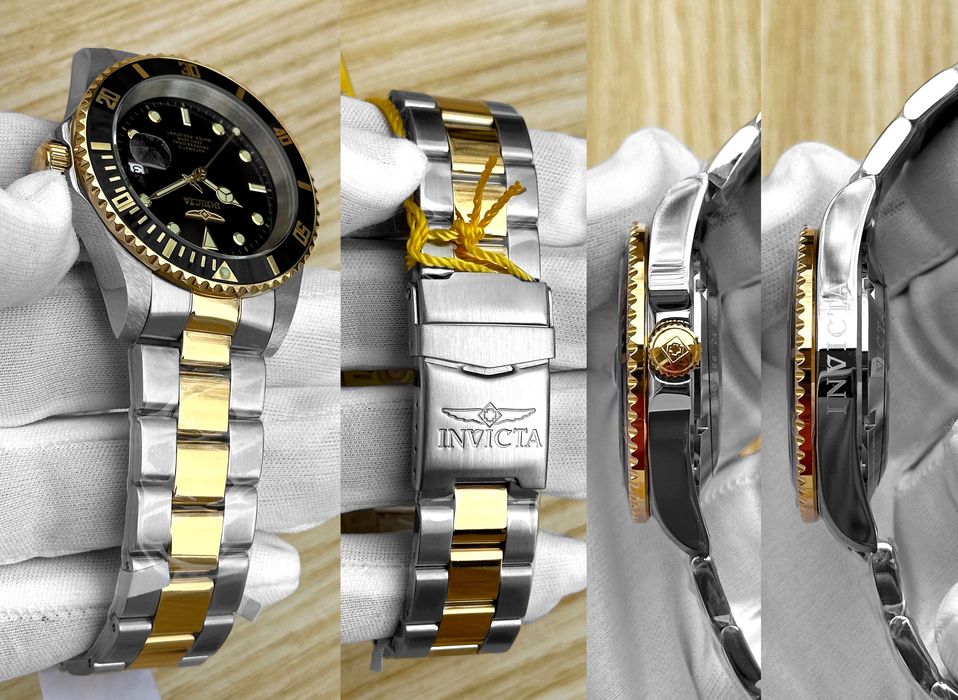 Годинник Invicta 8927OBXL Pro Diver 43 мм. Automatic Gold Black 200 MT