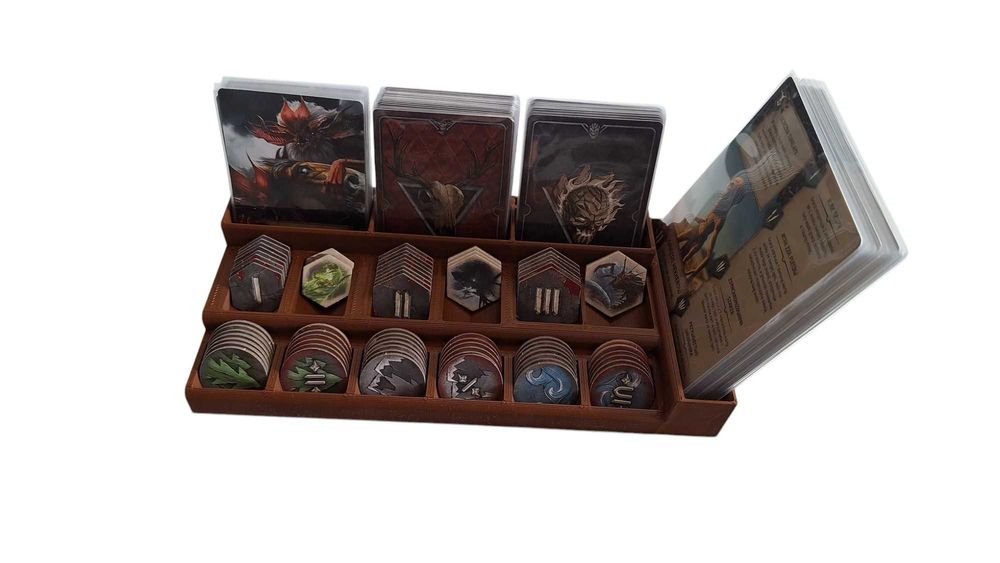 Zestaw podajniki planszetki pasujedogra planszowa Wiedźmin Stary Świat