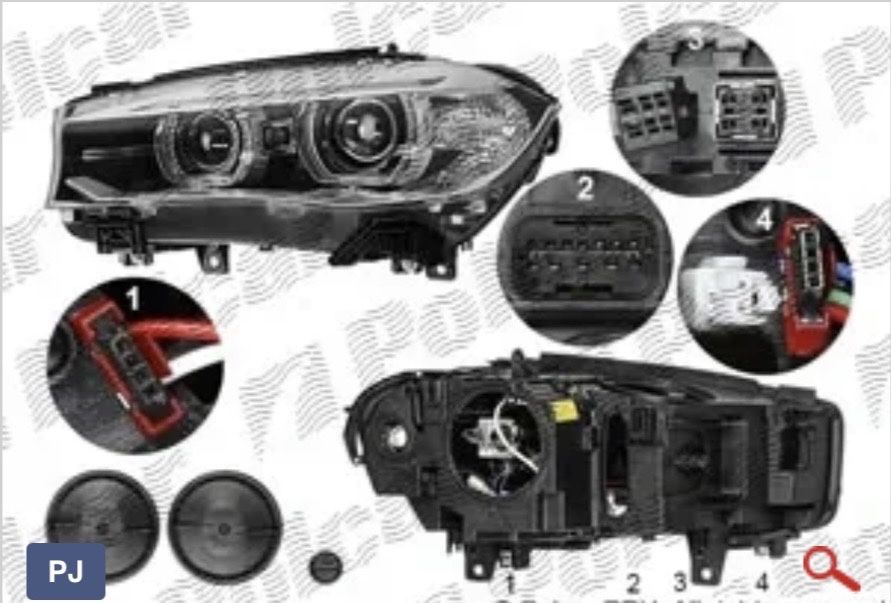BMW X5 ADAVTIVE FUL LED Фари Bmw X6 F15 F16 права ліва лед 2013-2019
