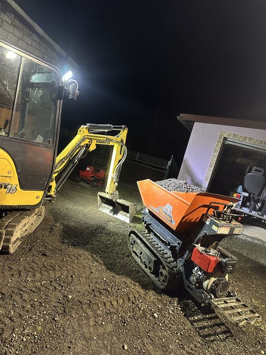 Wynajem minikoparki  bez operatora Yanmar sv16