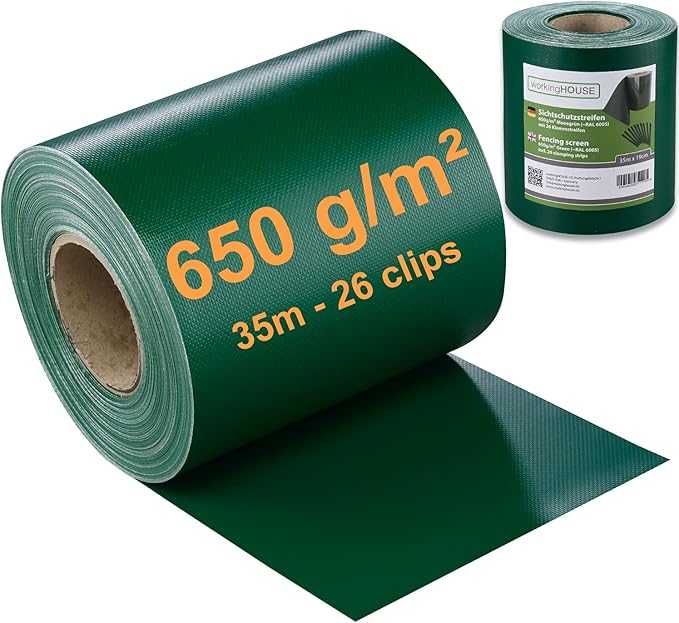 Workinghouse Folia Maskująca z PVC do Siatki z Podwójnymi Prętami - 650g/m²