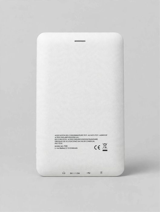 Tablet Modelo 759 da Euroconsumers