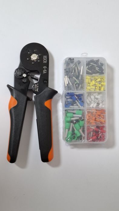 Обжимні клещі(кримпер)+набір наконечників/клем