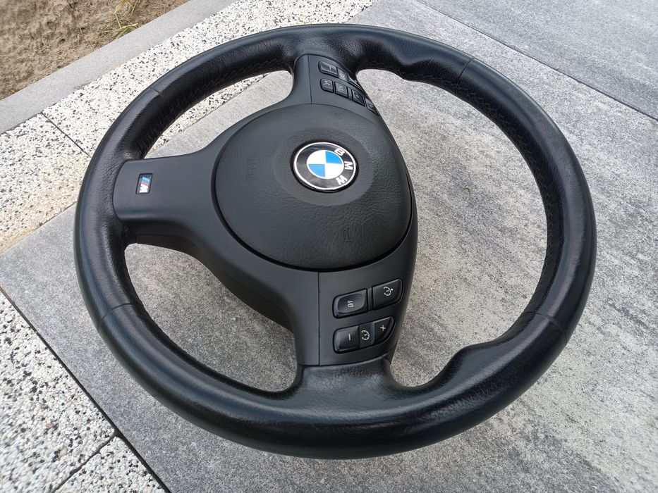 Oryginalna kierownica Mpakiet z multifunkcją BMW E46 E39 E38 X5 E53