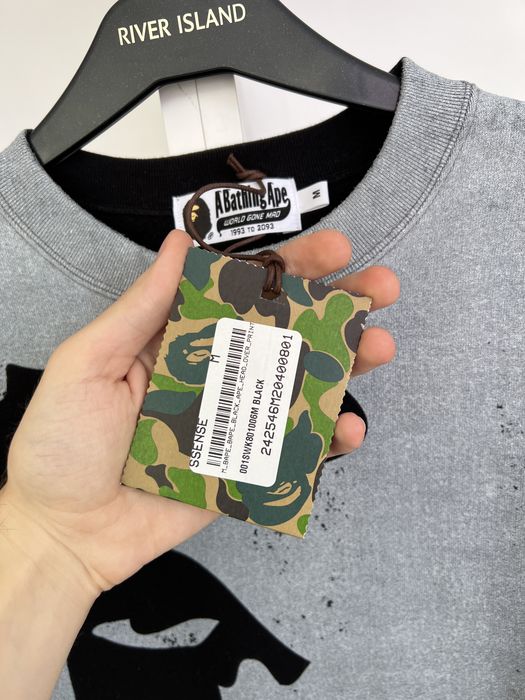 Світшот Bape Ape Head Over Print Crewneck оригінал