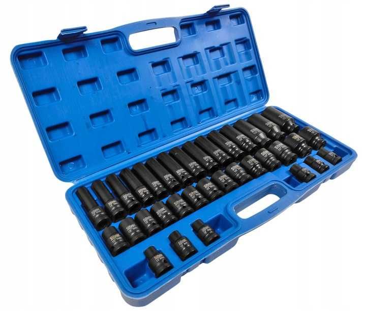 Великий набір торцевих ударних головок 1/2 8 32 мм 35 шт Silver S11663