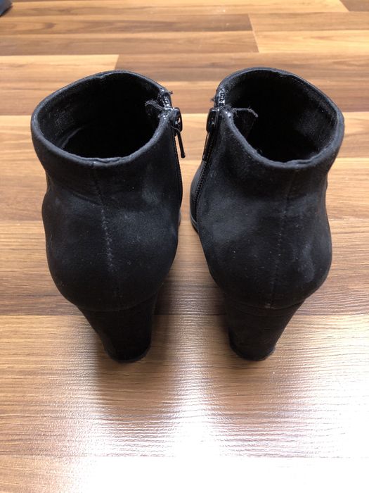 Botki zamszowe czarne Pull&Bear rozmiar 37