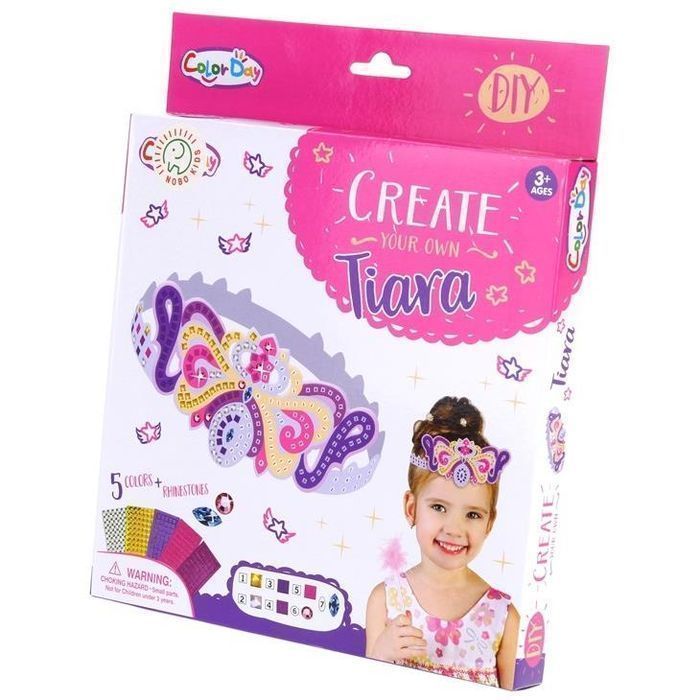 Kreatywna Wyklejanka Numerowa Tiara Korona Mozaika