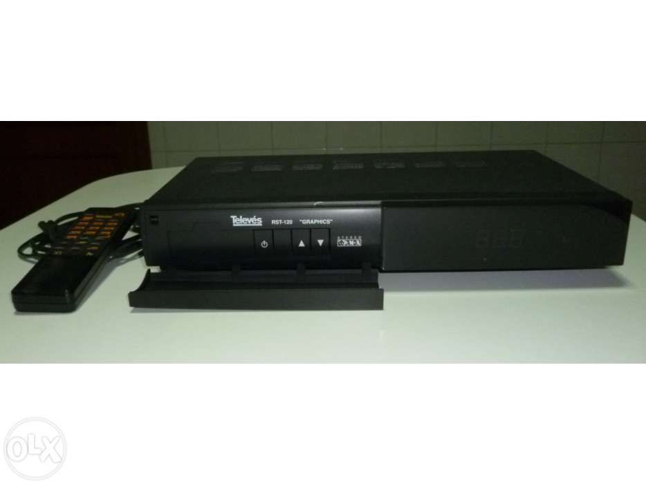 Consola para parabólica com 85 canais e Manual Instruções - Televés