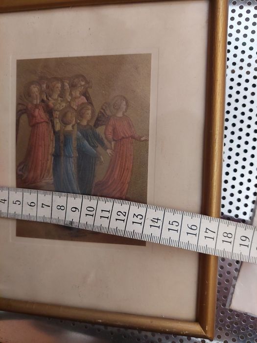 Quadro pintura muita antiga