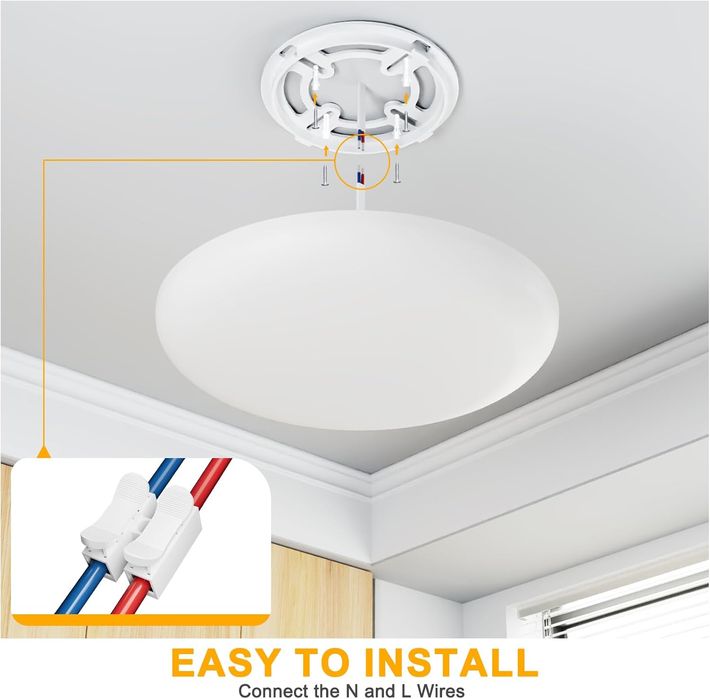 Swoieltr Lampa sufitowa LED 36W 4000K IP54 biała