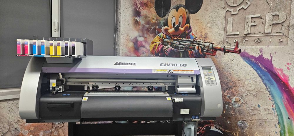 Ploter Tnąco-drukujący Mimaki CJV30-60 nowa głowica, gwarancja 12 m.