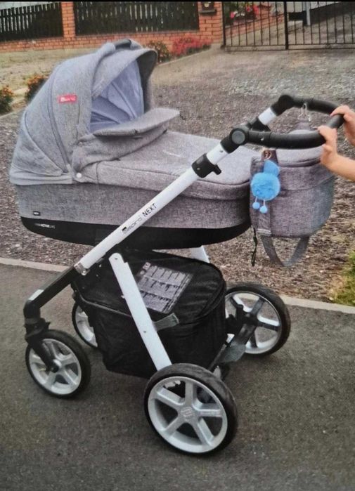 Wózek Adamex Expiro Next gondola + spacerówka + torba