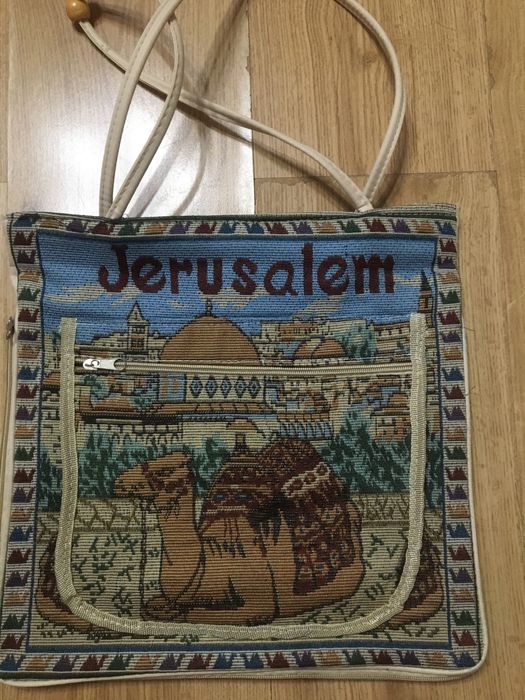 Torba  z materialu damska pamiatka jerusalem izrael