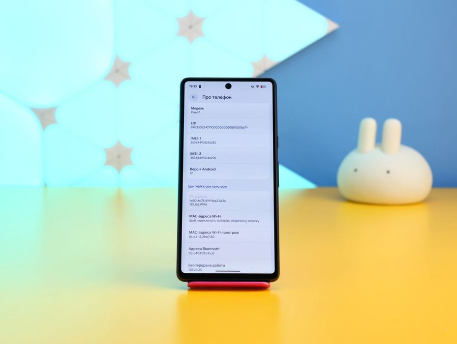 Смартфон Google Pixel 7 8/128GB Obsidian (172201) Б/У З ГАРАНТІЄЮ