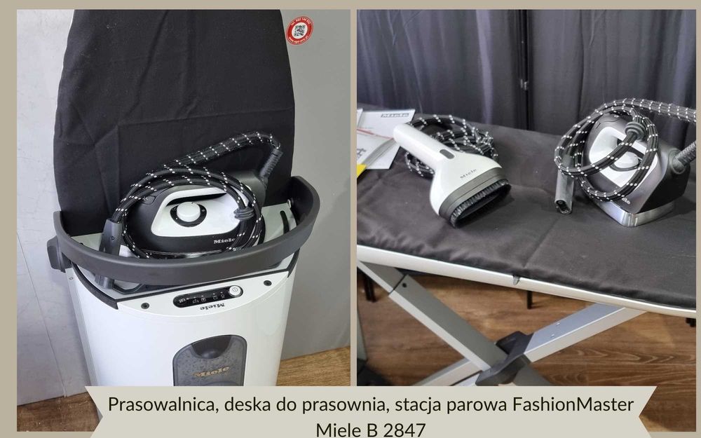 Prasowalnica, deska do prasownia, stacja FashionMaster Miele B 2847