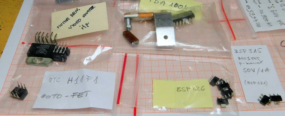 Części elektroniczne cały zestaw [095]1