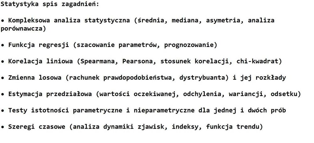 Matematyka Statystyka Studia Tradycyjnie i Online