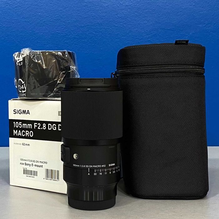 Sigma ART 105mm f/2.8 DG DN Macro | Sony E | NOVA | 5 ANOS DE GARANTIA