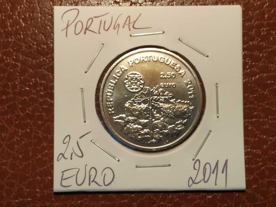 A136 Moeda comemorativa de 2,5 euro de 2011 Vinhas da Ilha do Pico