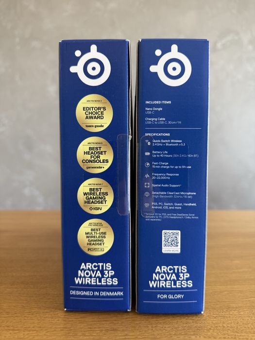 Навушники SteelSeries Arctis Nova 3P Wireless for Playstation