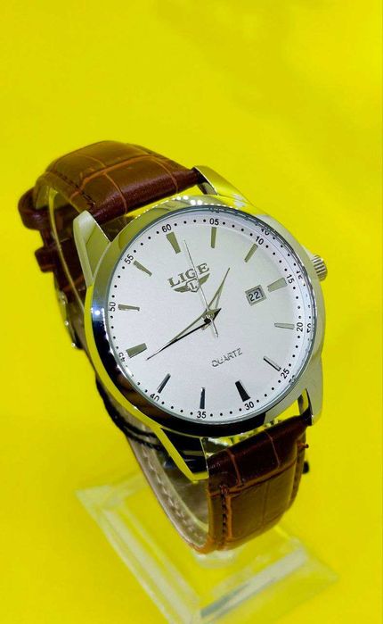 Наручний годинник чоловічий Кварц «LIGE» Подарунковий бокс НОВИЙ Луцьк