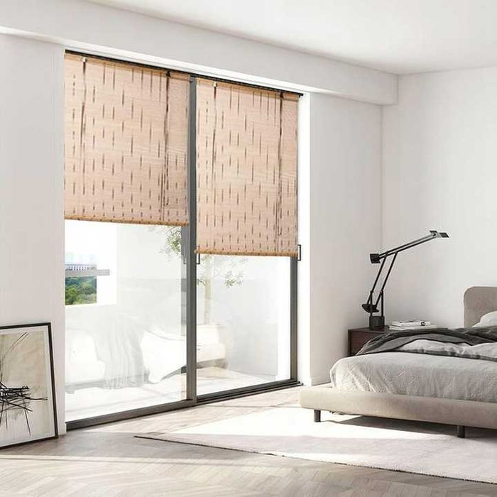 Roleta bambusowa 150x220 cm, brązowa