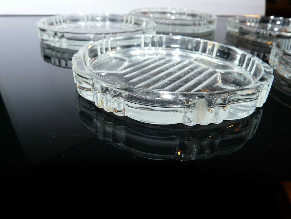 Szklane podstawki podkładki pod szklanki kufle piwo 5 szt.