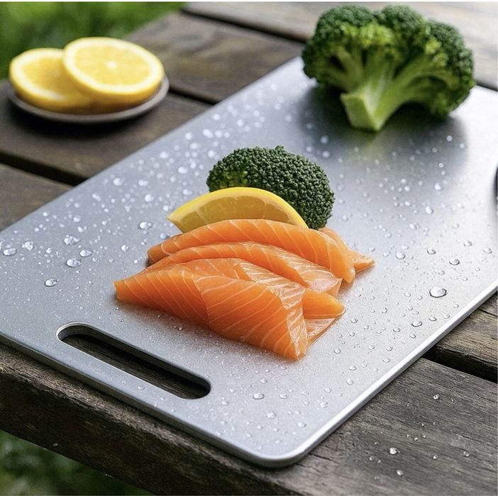 Кухонна дошка металева 20*29 нержавіюча сталь-316