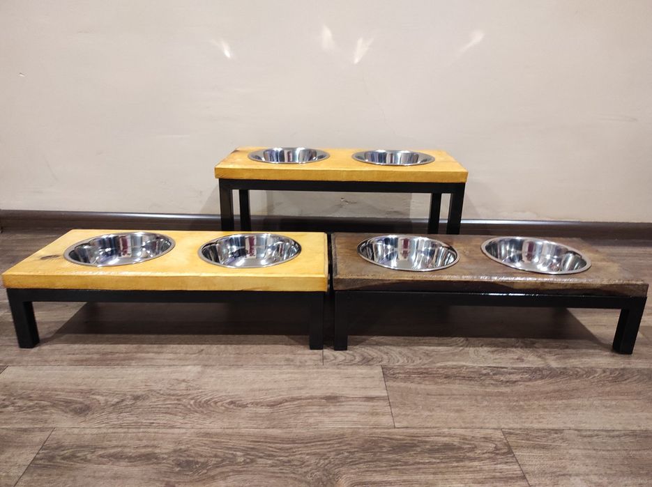 Миски на подставке для собак, кормушка для животных