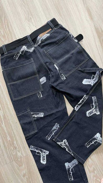 Sort Company OG Glocks / Сорт компані глоки бегі широкі baggy штани